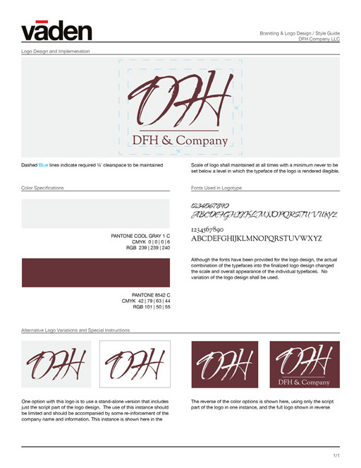 DFH Company LLC Logo Design