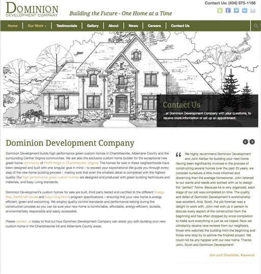 Dominion Development Homepage