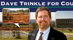 Dave Trinkle for City Council Postcard Design